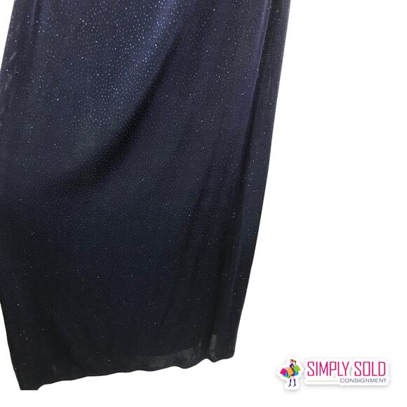 Laundry by Shelli Segal Women's Gown‎ Dress Jersey Sequin Maxi Evening 2 - Picture 16 of 16